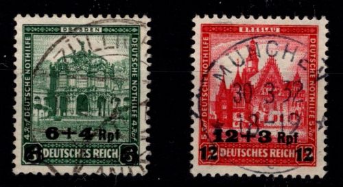 Deutsches Reich 463-464 gestempelt #OU977