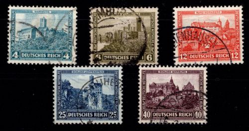 Deutsches Reich 474-478 gestempelt #OU980