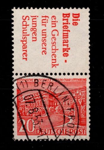 Berlin Zusammendrucke S 5 gestempelt