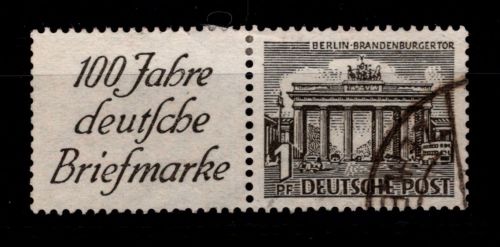 Berlin Zusammendrucke W 1 gestempelt #DAI88