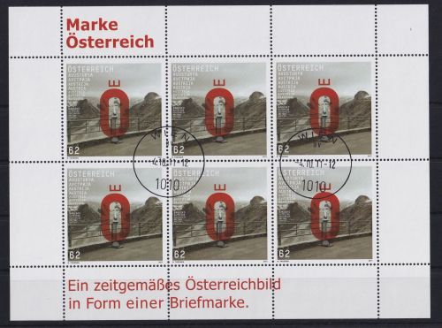 Österreich 2962 gestempelt als Kleinbogen #OV821