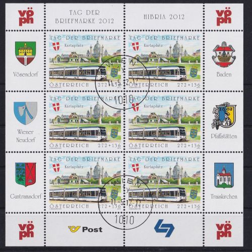 Österreich 2996 gestempelt als Kleinbogen #OV825