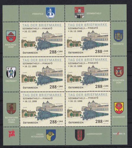 Österreich 3294 postfrisch als Kleinbogen #OV908