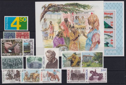 Norwegen Jahrgang 1987 postfrisch ohne 961, 971-972, 984-985 #OU304