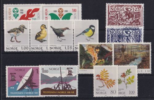 Norwegen Jahrgang 1980 postfrisch ohne 817-820 #OU307