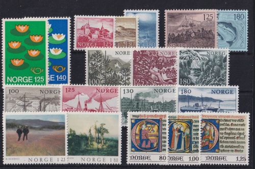 Norwegen Jahrgang 1977 postfrisch ohne 742-743 #OU309