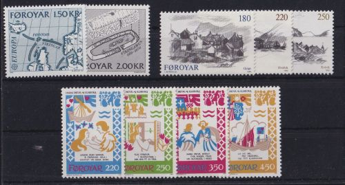 Dänemark Färöer Jahrgang 1982 postfrisch ohne 795-796, 799-802 #OU311