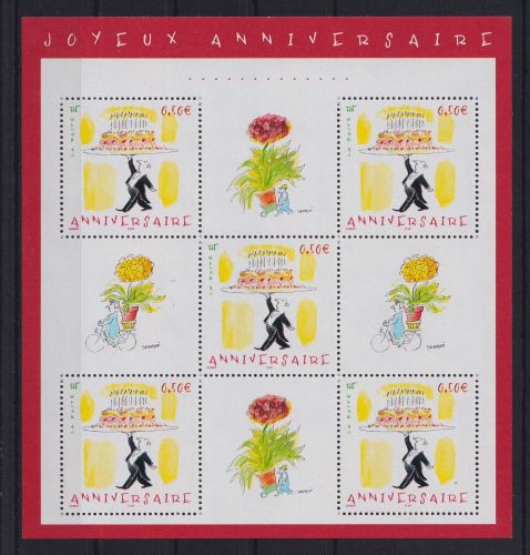 Frankreich 3833 postfrisch als Kleinbogen #OU321