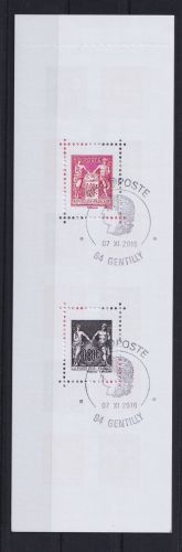 Frankreich 6603-6604 gestempelt als Markenheftchen #OU387