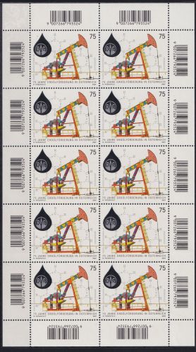 Österreich 2684 postfrisch als Kleinbogen #OV481