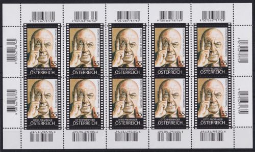 Österreich 2851 postfrisch als Kleinbogen #OV495