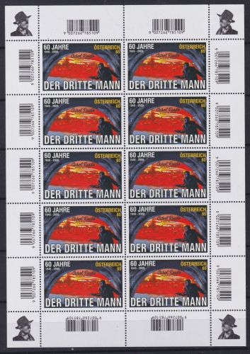 Österreich 2822 postfrisch als Kleinbogen #OV533