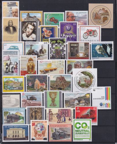 Österreich Jahrgang 2011 postfrisch ohne Block 66 und SK-Marken #OV548