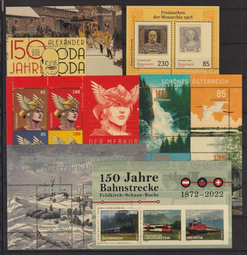 Österreich Jahrgang 2022 postfrisch