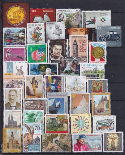 Österreich Jahrgang 2012 postfrisch komplett ohne Selbstklebende Marken #OV559