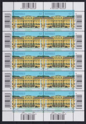 Österreich 2796 postfrisch als Kleinbogen #OV571