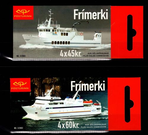 Island 1034-1037 gestempelt als Markenheftchen #DAK29