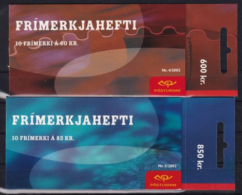 Island 1009-1010 gestempelt als Markenheftchen #DAK83