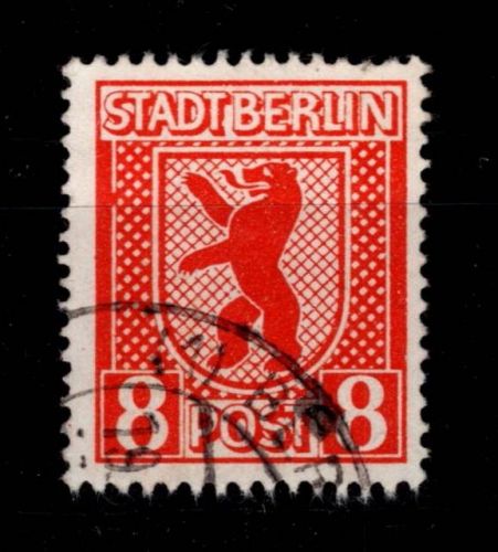 SBZ 3 A IV gestempelt