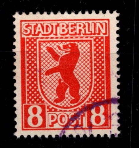 SBZ 3 A VII gestempelt Plattenfehler #OR575