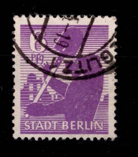 SBZ 2 A III gestempelt Plattenfehler #OR577