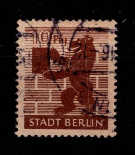 SBZ 4 A III gestempelt Plattenfehler #OR581