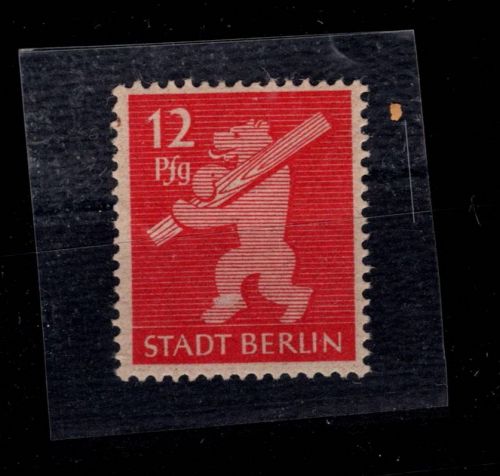 SBZ 5 A VII postfrisch Plattenfehler #OR583