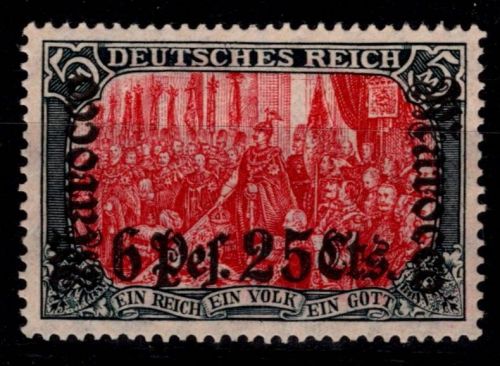 Deutsche Auslandspostämter Dt. Post Marokko 45 postfrisch signiert #OR643