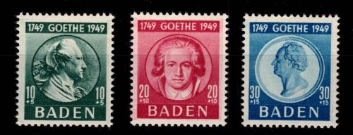 Französische Zone Baden 47-49 postfrisch