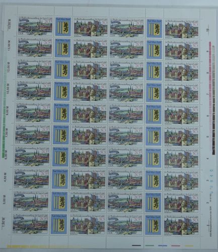 DDR ZD Bogen 3174 / 3176 postfrisch mit DV #OO235