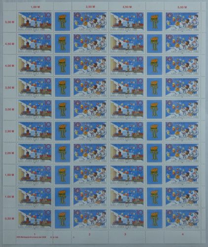 DDR ZD Bogen 3181-3182 postfrisch mit DV 3 #OO236