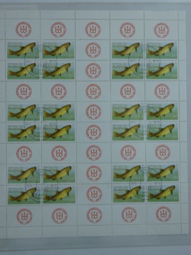 DDR Markenheftchenbogen MHB 19 v A gestempelt #OO243