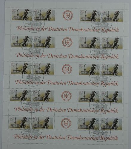 DDR ZD-Bogen 3265 HZ gestempelt ESST #OO252