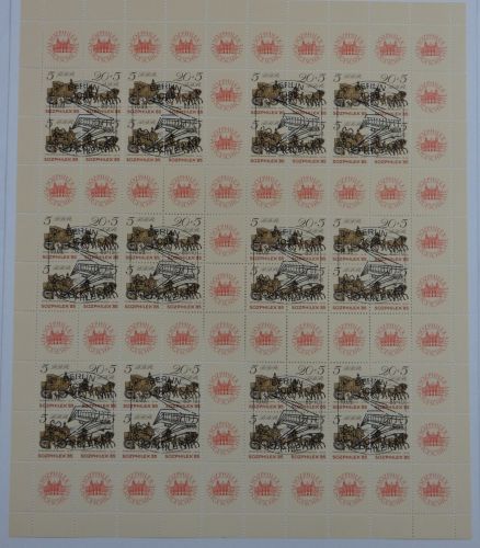 DDR ZD-Bogen 2965-2966 gestempelt ESST #OO259