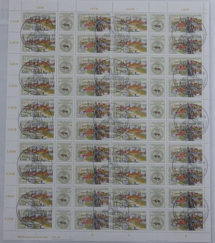 DDR ZD-Bogen 3030-3031 gestempelt ESST mit DV 2 #OO270
