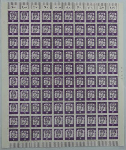 Berlin 201 postfrisch Bogen mit DZ 12 #OO295