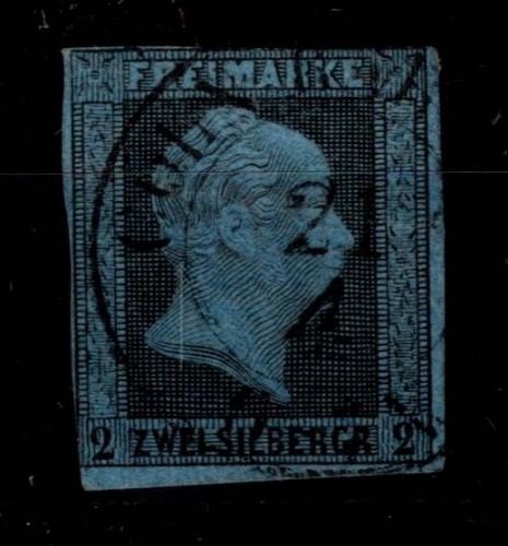 Preußen 3 gestempelt angeschnitten #OV113