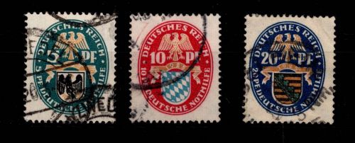 Deutsches Reich 375-377 gestempelt #DAQ97