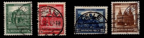 Deutsches Reich 459-462 gestempelt