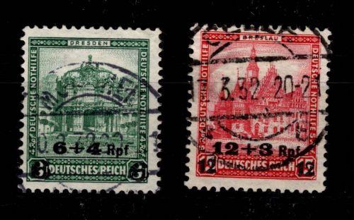 Deutsches Reich 463-464 gestempelt