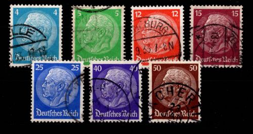 Deutsches Reich 467-473 gestempelt #DAR04