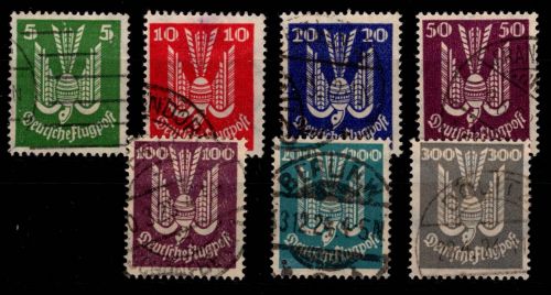 Deutsches Reich 344-350 gestempelt #DAR06