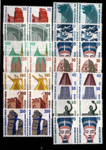 Berlin SWK komplett ex 794-874 postfrisch als waagerechte Paare #DAR99