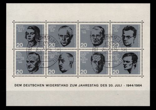 BRD Bund Block 3 gestempelt mit Sonderstempel Berlin #DAS00