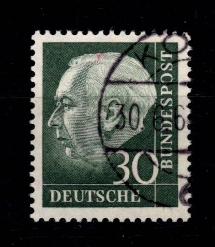 BRD Bund 259 y gestempelt Heuss Lumogen #DAS02