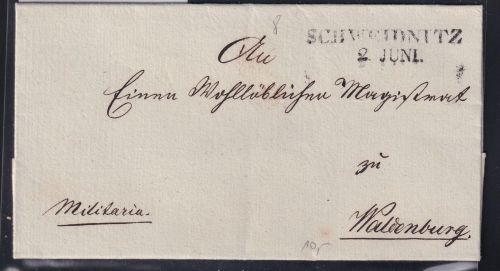 Preußen Vorphila Schweidnitz Militaria #DAS04