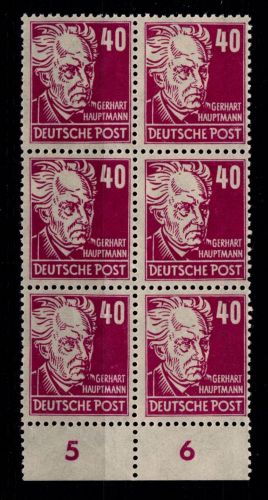SBZ allg. Ausgaben 223 a im 6er Block UR postfrisch geprüft Schönherr VP #DAT19
