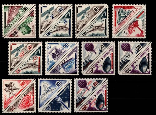 Monaco 538-557 postfrisch Paare #OE328