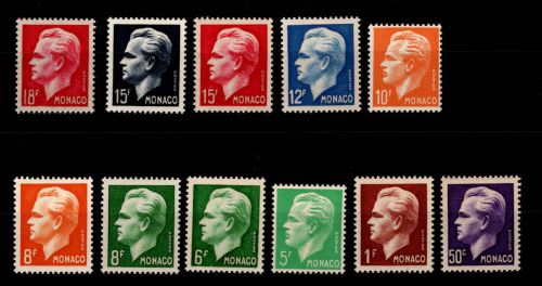 Monaco 416-426 postfrisch Fürst Rainier III. #OE334