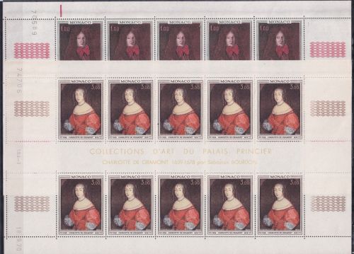 Monaco 994 und 995 postfrisch Kleinbogensatz / Fürsten #OE356